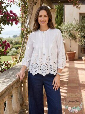 Derek Lam 10 Crosby Calvert Blouse, Size 0